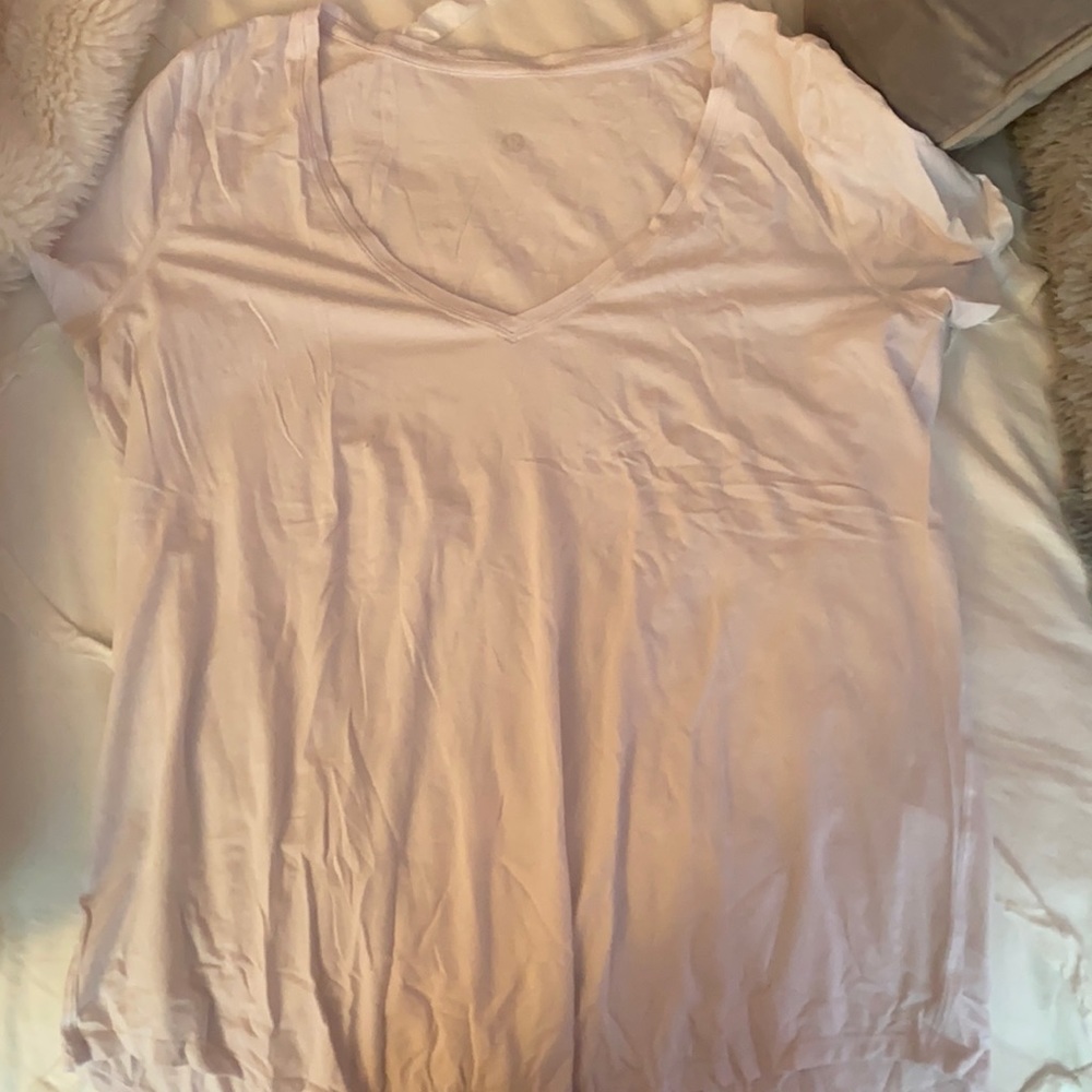 White lululemon v neck